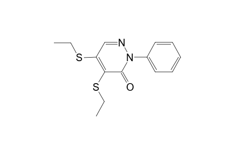 4,5-Bis(ethylsulfanyl)-2-phenyl-3(2H)-pyridazinone