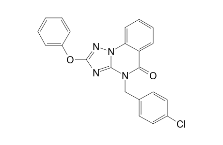2-PHENOXY-4-(4-CHLOROBENZYL)-[1,2,4]-TRIAZOLO-[1,5-A]-QUINAZOLIN-5-ONE