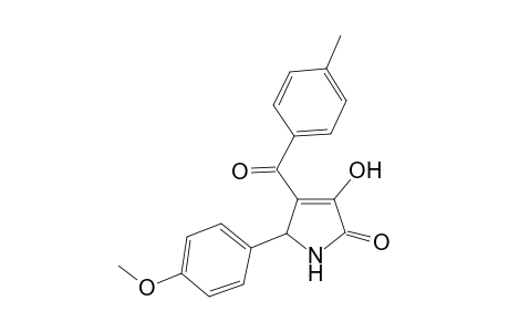 3-Hydroxy-5-(4-methoxyphenyl)-4-(4-methylbenzoyl)-1,5-dihydro-2H-pyrrol-2-one