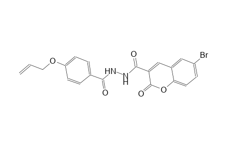 benzoic acid, 4-(2-propenyloxy)-, 2-[(6-bromo-2-oxo-2H-1-benzopyran-3-yl)carbonyl]hydrazide