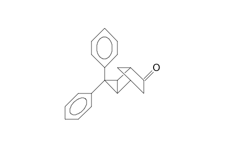 exo-3,3-Diphenyl-tricyclo(3.2.1.0/2,4/)octan-6-one