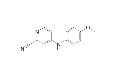 4-(4-methoxyanilino)-2-pyridinecarbonitrile