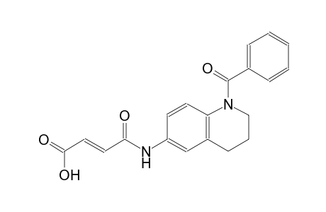 (2E)-4-[(1-benzoyl-1,2,3,4-tetrahydro-6-quinolinyl)amino]-4-oxo-2-butenoic acid