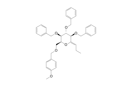 [1(1')Z]-2,3,4-TRI-O-BENZYL-1-DEOXY-6-O-(PARA-METHOXYBENZYL)-1-PROPYLIDENE-D-MANNOPYRANOSIDE
