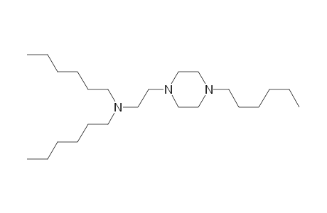 1-(2-Diheylaminoethyl)-4-hexylpiperazine