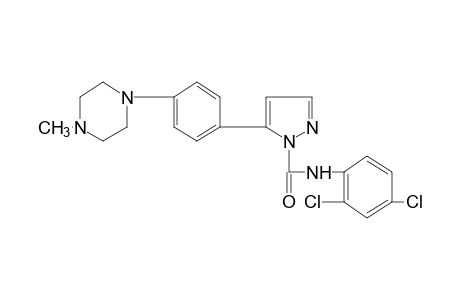2',4'-DICHLORO-5-[p-(4-METHYL-1-PIPERAZINYL)PHENYL]PYRAZOLE-1-CARBOXANILIDE