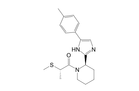 (S)-2-(methylthio)-1-((R)-2-(5-(p-tolyl)imidazol-2-yl)piperidin-1-yl)propan-1-one