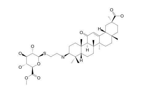 (3-BETA,18-BETA,20-BETA)-3-N-[2-[METHYL-(1-THIO-BETA-D-GLUCOPYRANOSYL)-URONATE]-ETHYLAMINO]-11-OXO-OLEAN-12-EN-29-OIC-ACID