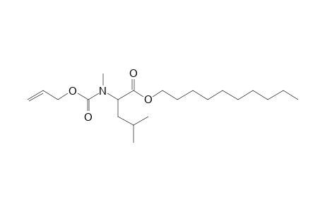 L-Leucine, N-allyloxycarbonyl-N-methyl-, decyl ester