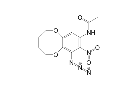 N-(7-azido-8-nitro-2,3,4,5-tetrahydro-1,6-benzodioxocin-9-yl)acetamide