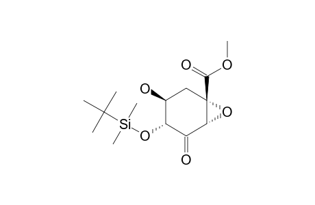 METHYL-(1S,2R,4S,5R)-4-[(TERT.-BUTYLDIMETHYLSILYL)-OXY]-1,2-EPOXY-1,5-DIHYDROXY-3-OXOCYCLOHEXANECARBOXYLATE