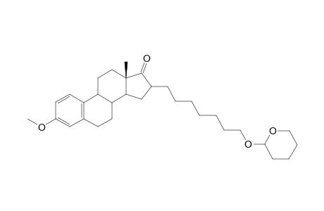 7-[17'-Oxo-3'-methoxy-1',3',5'(10')-estratrien-16-.alpha. / .beta.-yl]-1-[(tetrahydro-2"H-pyran-2"-yl)oxy]heptane