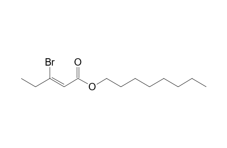 Octyl (Z)-3-bromo-2-pentenoate