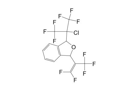 1-[1-chloro-2,2,2-trifluoro-1-(trifluoromethyl)ethyl]-[2,2-difluoro-1-(trifluoromethyl)vinyl]-1,3-dihydroisobenzofuran