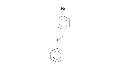 1-Bromobenzene,-4-(4-iodobenzylidenamino)