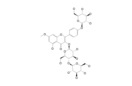 NERVILIFORDIN_D;4'-O-BETA-D-GLUCOPYRANOSYLRHAMNOCITRIN-3-O-BETA-D-GLUCOPYRANOSYL-(4->1)-BETA-D-GLUCOPYRANOSIDE