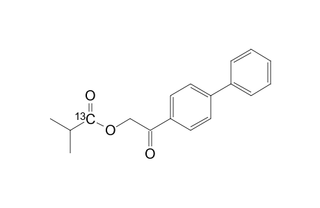 Propanoic-1-13C acid, 2-methyl-, 2-[1,1'-biphenyl]-4-yl-2-oxoethyl ester