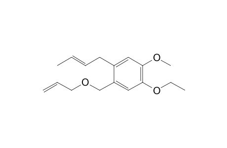 1-(allyloxymethyl)-2-[(E)-but-2-enyl]-5-ethoxy-4-methoxy-benzene