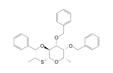 2,3,4-Tri-O-benzyl-1-S-ethyl-beta-L-thiofucopyranoside
