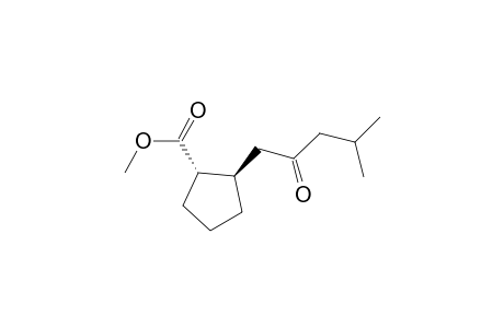 (1S,2R)-2-(2-keto-4-methyl-pentyl)cyclopentanecarboxylic acid methyl ester
