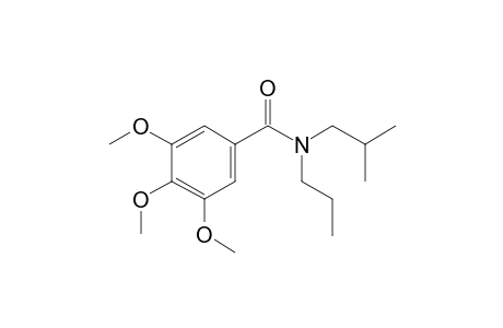 Benzamide, 3,4,5-trimethoxy-N-propyl-N-isobutyl-