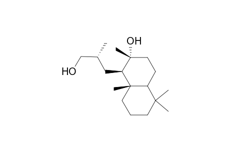 Perhydro-1-((2S)-3-hydroxy-2-methylpropyl)-2.beta.,5,5,8a.beta.-tetramethyl-trans-2.alpha.-naphthol