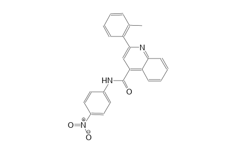 2-(2-methylphenyl)-N-(4-nitrophenyl)-4-quinolinecarboxamide