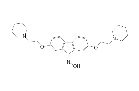 2,7-Bis[2-(1-piperidinyl)ethoxy]-9H-fluoren-9-one oxime