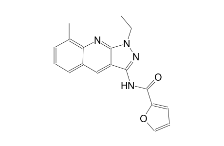 N-(1-ethyl-8-methyl-1H-pyrazolo[3,4-b]quinolin-3-yl)-2-furamide