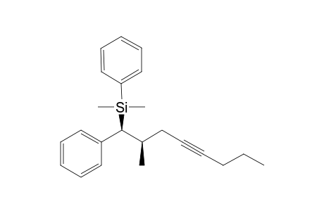 Dimethyl-((1S,2R)-2-methyl-1-phenyl-oct-4-ynyl)-phenyl-silane
