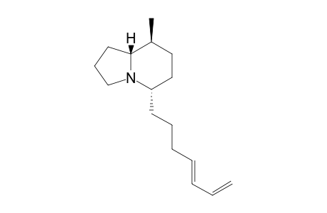 (5S,8S,8aR)-5-[(4E)-hepta-4,6-dienyl]-8-methyl-indolizidine