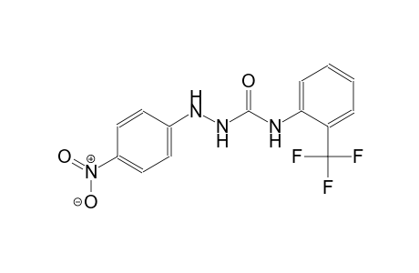 2-(4-nitrophenyl)-N-[2-(trifluoromethyl)phenyl]hydrazinecarboxamide