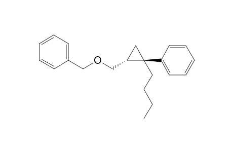 r-1-Butyl-1-phenyl-t-2-[(phenylmethoxy)methyl]cyclopropane