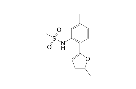 N-[5-Methyl-2-(5-methyl-2-furyl)phenyl]methanesulfonamide
