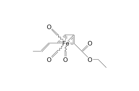 (1,2,3,4.eta./4/-1-Ethoxycarbonyl-1E,3E,5E-heptatriene)-tricarbonyl-iron
