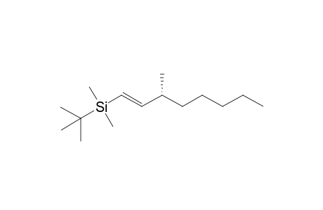 (-)-(3R,1E)-tert-Butyl-dimethyl-(3-methyl-oct-1-enyl)-silane