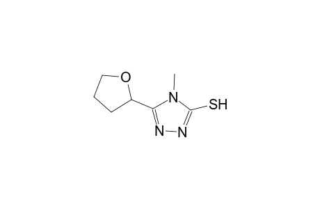 4H-1,2,4-triazole-3-thiol, 4-methyl-5-(tetrahydro-2-furanyl)-