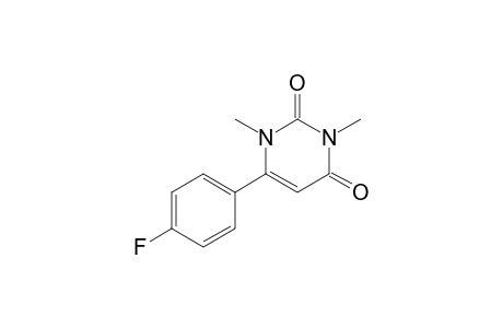 6-(4-fluorophenyl)-1,3-dimethyl-pyrimidine-2,4-dione