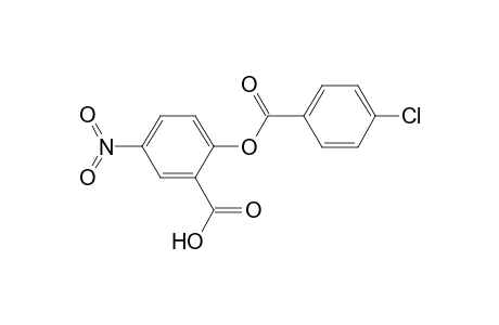 2-[(4-Chlorobenzoyl)oxy]-5-nitrobenzoic acid