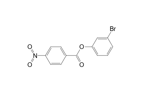 4-Nitrobenzoic acid (3-bromophenyl) ester