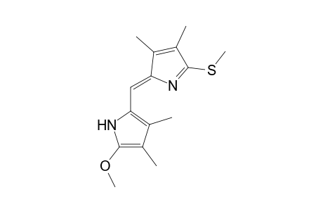 (1H)Pyrrole, 3,4-dimethyl-5-methoxy-2-[3,4-dimethyl-5-(methylthio)-2-pyrrolylidene]methyl-