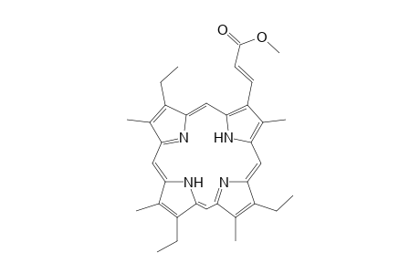 2,4,7-Triethyl-6-[2-(methoxycarbonyl)vinyl]-1,3,5,8-tetramethylporphyrin