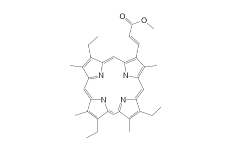 2,4,7-Triethyl-6-[2-(methoxycarbonyl)vinyl]-1,3,5,8-tetramethylporphyrin