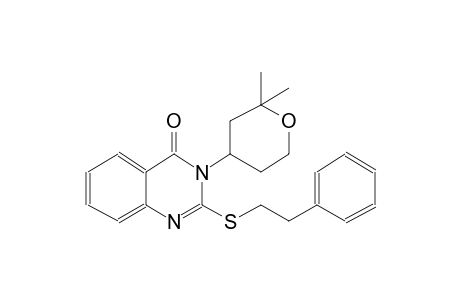 4(3H)-quinazolinone, 2-[(2-phenylethyl)thio]-3-(tetrahydro-2,2-dimethyl-2H-pyran-4-yl)-