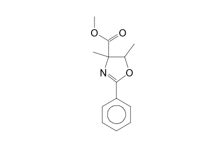 Methyl 4,5-dimethyl-2-phenyl-4,5-dihydro-1,3-oxazole-4-carboxylate