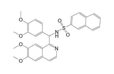 2-naphthalenesulfonamide, N-[(6,7-dimethoxy-1-isoquinolinyl)(3,4-dimethoxyphenyl)methyl]-