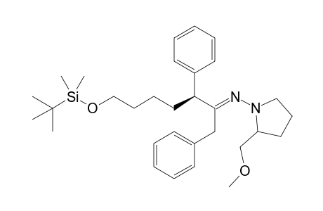 (S)-1-[6-(tert-Butyldimethylsiloxy)-1-benzyl-2-phenylhexylidene]amino-2-methoxymethylpyrrolidene
