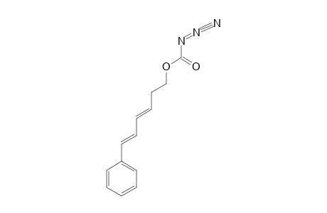 6-Phenyl-3E,5E-hexadienyl Azidoformate