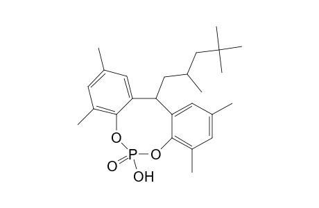 1,3,7,9-tetramethyl-11-oxidanyl-5-(2,4,4-trimethylpentyl)-5H-benzo[d][1,3,2]benzodioxaphosphocine 11-oxide