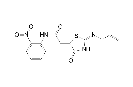 2-[2-(allylamino)-4-keto-2-thiazolin-5-yl]-N-(2-nitrophenyl)acetamide